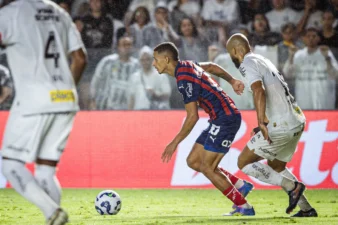Bahia enfrenta o Santos em casa para manter a invencibilidade e seguir no topo da Série A